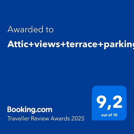 Attic+views+terrace+parking דירה *